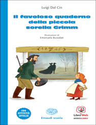 Copertina di Il favoloso quaderno della piccola sorella Grimm